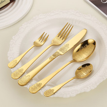Spoons, Knives, Forks, Stainless Steel Cutlery, Steak Knives, Dining Knives, Spoons, Fruit Forks, Cake Spatulas, Factory Direct Sales, Western-Style Desserts detail 11