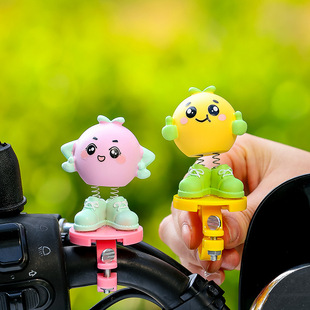 Car Ornaments Cute Cartoon Doll Windmill Electric Car Bicycle High-End Car Summer Decoration Car Decoration detail 3