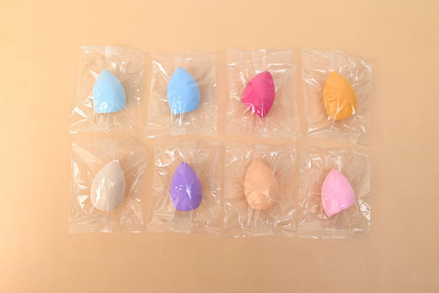 Beauty makeup egg manufacturers supply gourd drops oblique cut bags dry and wet wholesale makeup powder puff sponge beauty makeup egg