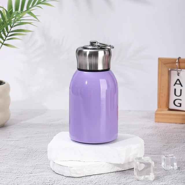 Premium Mini Pocket Cup with Handle, 304 Stainless Steel Thermos Cup, Stylish Portable Gift Water Bottle detail 12