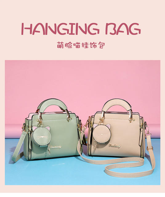 Solid Color Shoulder Bag Women's Fashion Casual Women's Bag Handbag 2025 New Cute Easiest for Match Women's Crossbody Bag detail 1