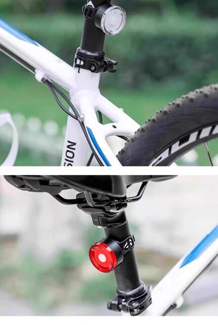 Mountain bike night riding rear tail light night children's special burst flash charging front and rear warning flash night light detail 9
