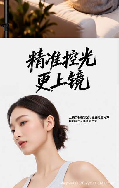 Special Lighting Lamp for Live Streaming, Background Lighting for Streamers, Portrait Lighting, Divine Girl Spotlight, Contour Lighting detail 5
