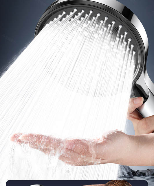 Large Panel Shower Head Super Pressurized Shower Head Household Water Heater Bath Heater Rain Shower Head Flower Wine Set detail 11