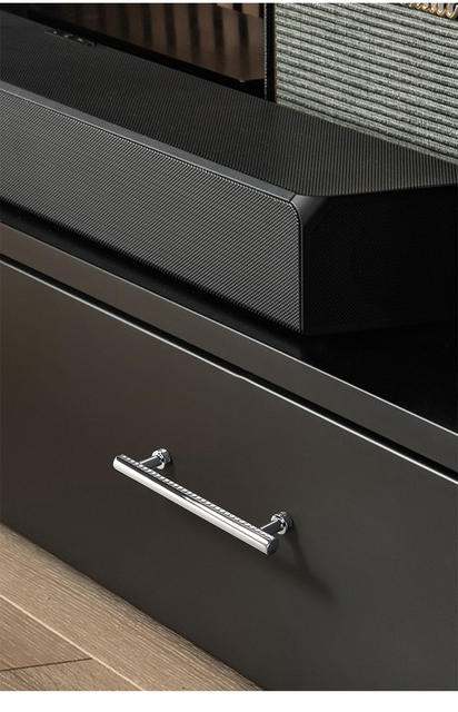 French zinc alloy wardrobe door handle modern simple chrome plated bright silver drawer single hole cabinet solid handle detail 12