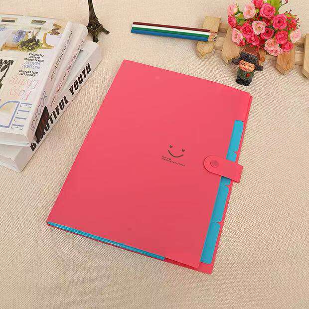 Smile A4 Accordion File Bag for Organizing Test Papers, Subject-Specific Student Tutoring Bag, Customizable Folder for Student Office Use detail 9