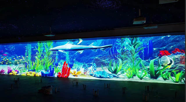 Wave Theme Holographic Ground Interactive Projection Wall Indoor Outdoor Commercial Street Night Scene Drainage Projector Equipment detail 7