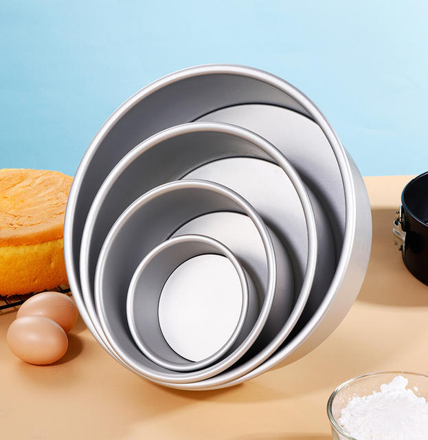 Anodized aluminum cake mold chiffon cake mold baking tools 6 inch 8 inch 10 inch round living bottom grinding tool detail 10