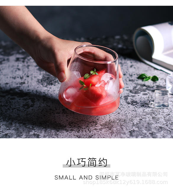 High Borosilicate Transparent Glass Mount Fuji Cup Coffee Milk Cup Beer Juice Drink Cup Mount Fuji Glass Cup detail 6
