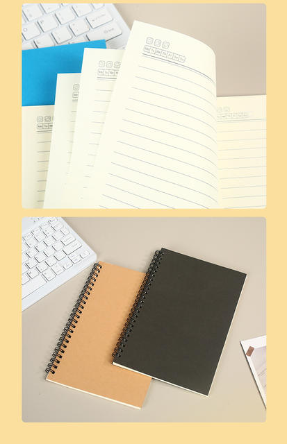 Customized Coil Notebook for Cross-Border Sales, A5 Colorful, Logo-Printable, Creative Notepad for Students and Business Notes detail 12