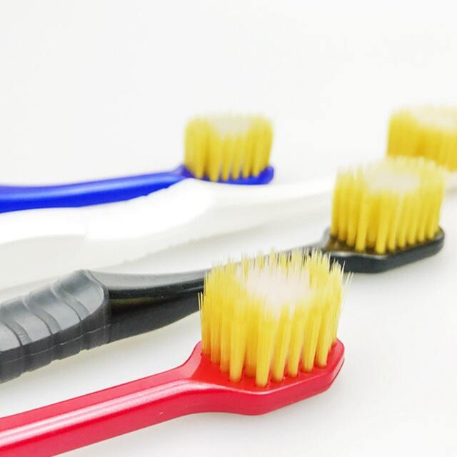 Japanese Imported Huibaishi Square-Head Toothbrush 48 Holes 41 Holes Unisex Soft Bristle Comfortable Toothbrush No. 61 Wholesale detail 6