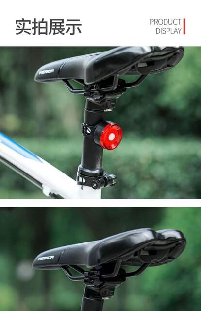 Bicycle Night Riding Light Mountain Road Bike Tail Light Night Riding Light Bicycle Warning Light Cycling Round Tail Light detail 11
