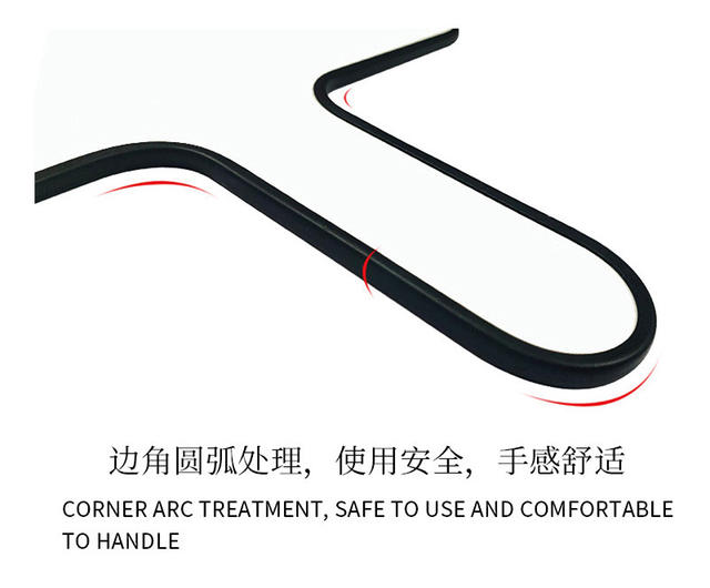 Hand-Held Double-Sided Small Whiteboard, Portable and Easy-To-Wipe Classroom Answering Hand-Held Sign, Teaching Home Office Meeting Pick-Up Sign detail 6