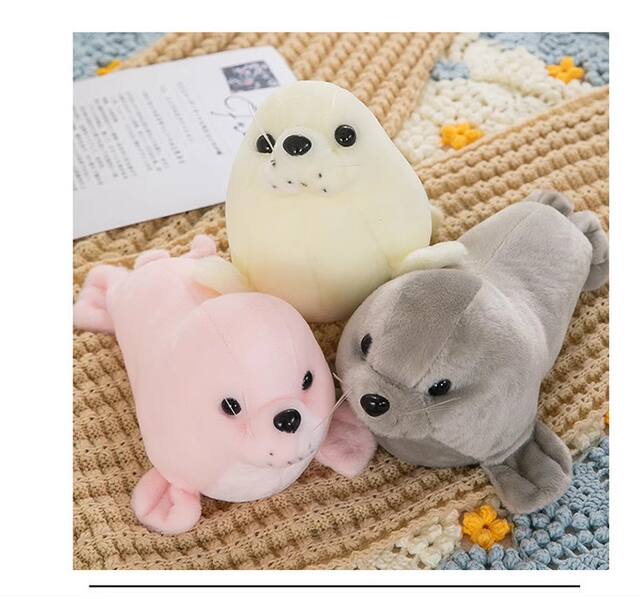 Polar Ocean Underwater World Simulation Seal Sea Lion Doll Plush Toy Doll Zoo Aquarium Activities detail 9