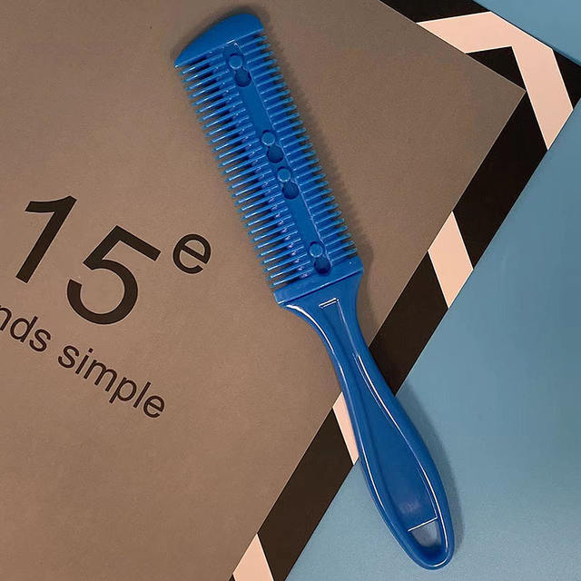Double-sided blade hair cutting comb wholesale hair thinning hair curler Barber knife beauty hairdressing repair bangs detail 7