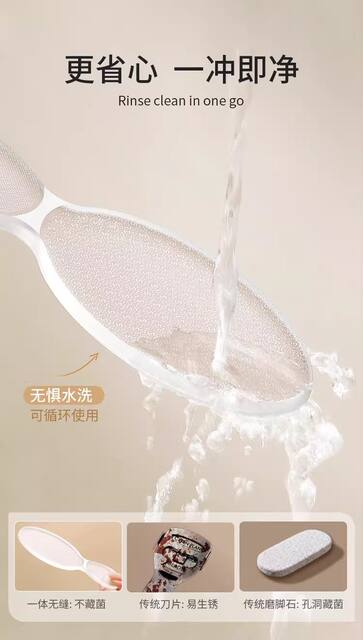 【E-Commerce Hot Item】Foot Grinding Tool, Nano Glass Heel Dead Skin Remover, Pedicure Tool, Foot Scrubber, Foot Grinding Stone detail 9