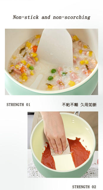 Popular Autumn Blue Double-Sided Ceramic 0-Fluorine Non-Stick Milk Pot, Household Pot for Heating Milk and Cooking Instant Noodles, Suitable for All Stoves, Yukihira Pot detail 7