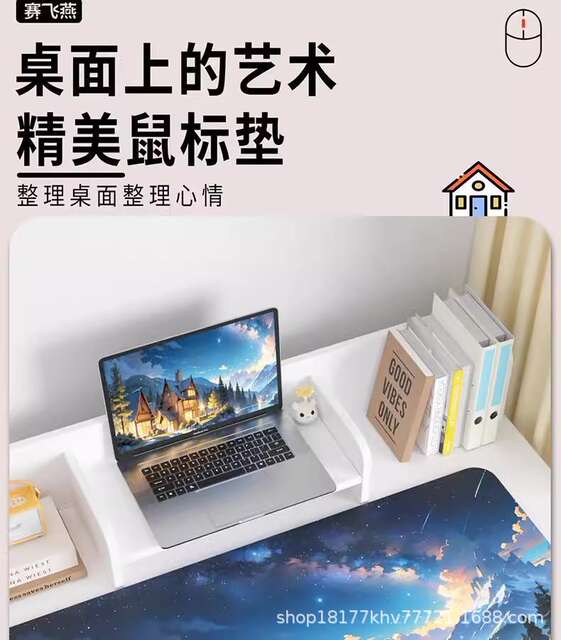 Mouse Pad Super Large E-sports Animation Secondary Computer Keyboard for Boys and Girls Office Creative Non-slip Table Mat detail 3