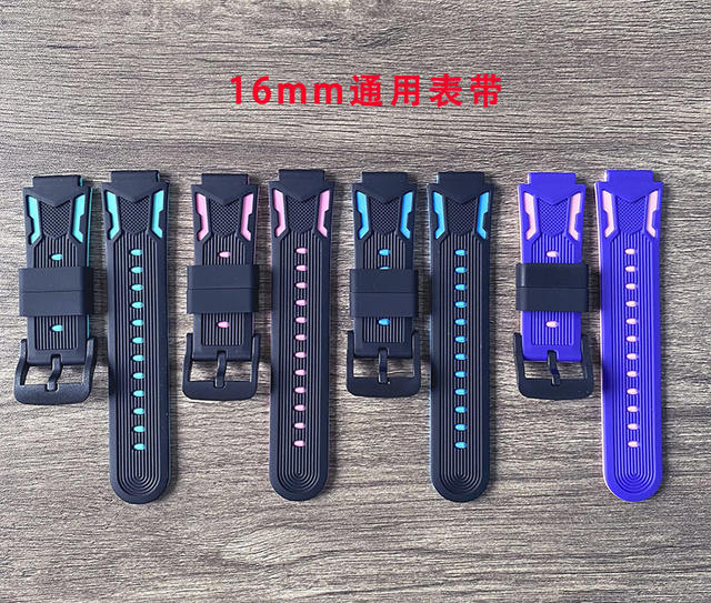 Universal Children's Phone Watch Strap Smartphone Watch Silicone Two-Tone Strap Standard Ears detail 4