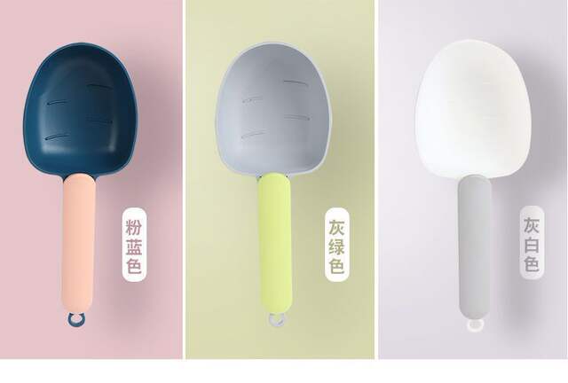 Pet Food Scoop Feeding Spoon Multifunctional Dog Food Measuring Spoon Cat Food Shovel Grain Bag Sealing Clip Cereal Rice Spoon detail 6