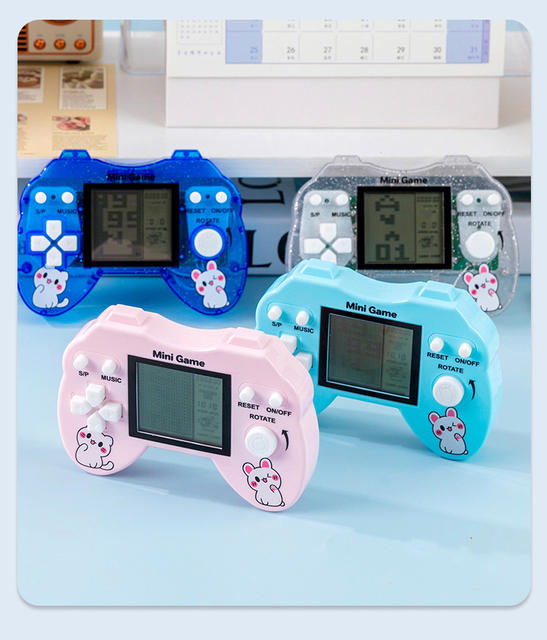 Classic Handheld Tetris Game Console for Children, Retro Nostalgic Portable Large-Screen Game Console, Small Arcade Machine detail 12