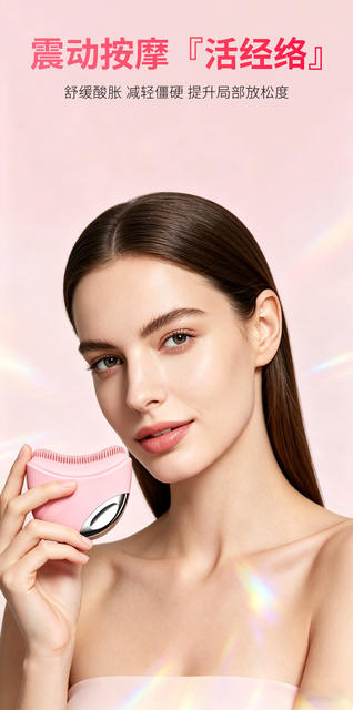 Cross-Border Hot-Selling Gua Sha Eye and Neck Care Brush, Crescent Brush, Facial Brush, Massage Care Brush, Lymphatic Contour Brush detail 5