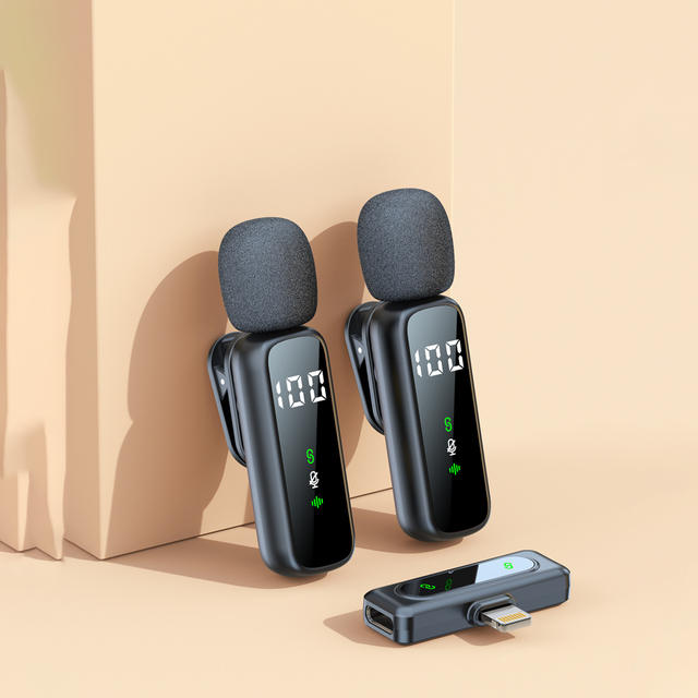 New Wireless Lavalier Microphone L06 Intelligent Noise Reduction Bluetooth Outdoor Convenient Small Microphone Mini Lavalier Microphone