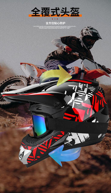 Cross-Border Off-Road Motorcycle Helmet, Summer Ultra-Light Breathable Safety Mountain Bike Racing Helmet detail 4