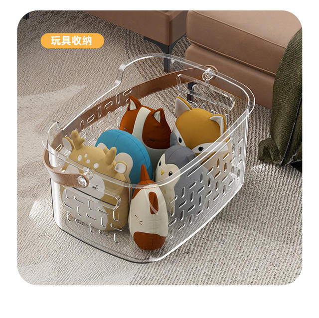 Dirty Clothes Basket Household Laundry Basket Bathroom Dirty Underwear Socks Clothes Split Transparent Breathable Dirty Clothes Bucket detail 12