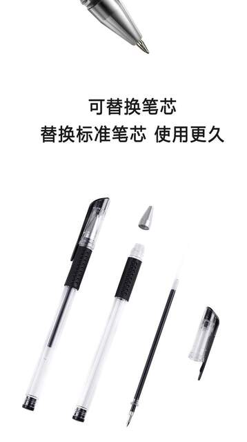Exam Office European Standard Gel Pen Bullet Student Business Pen Transparent Small European Standard Ballpoint Pen Manufacturer Wholesale detail 5