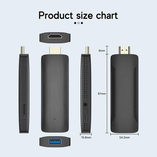 Foreign Trade ATV D6 TVSti Android Network Player 4K HD Display Dual Frequency WIFI Connection Quanzhi H313 detail 4