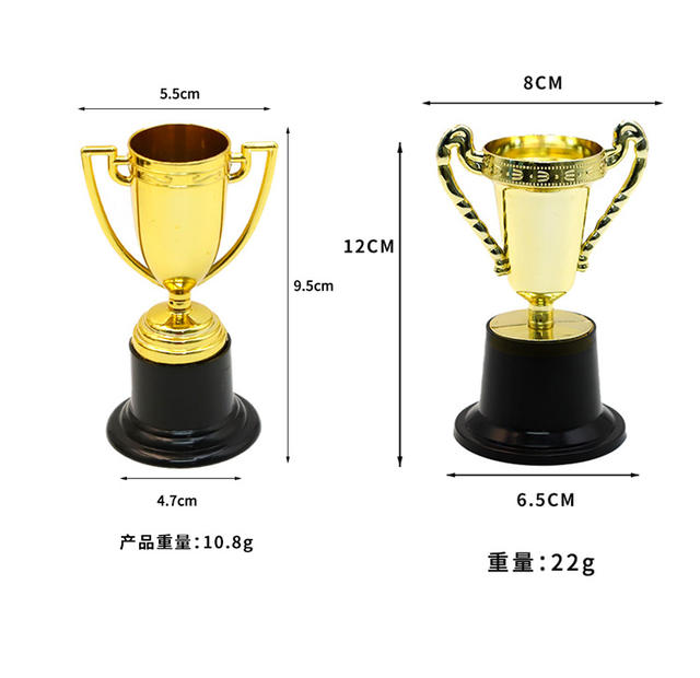 Cross-Border Popular Plastic Trophy for Children's Dance Competition Awards, Honor Commemoration, Creative Thumb-Up Star Trophy detail 6