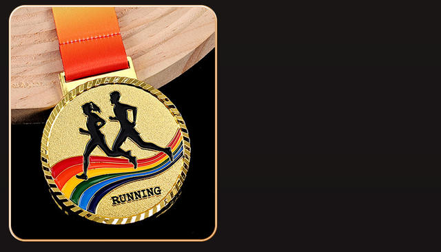 Metal Medals in Stock for School Sports Competitions, Custom-Made Medals for Running, Basketball, Table Tennis, and General Use detail 7