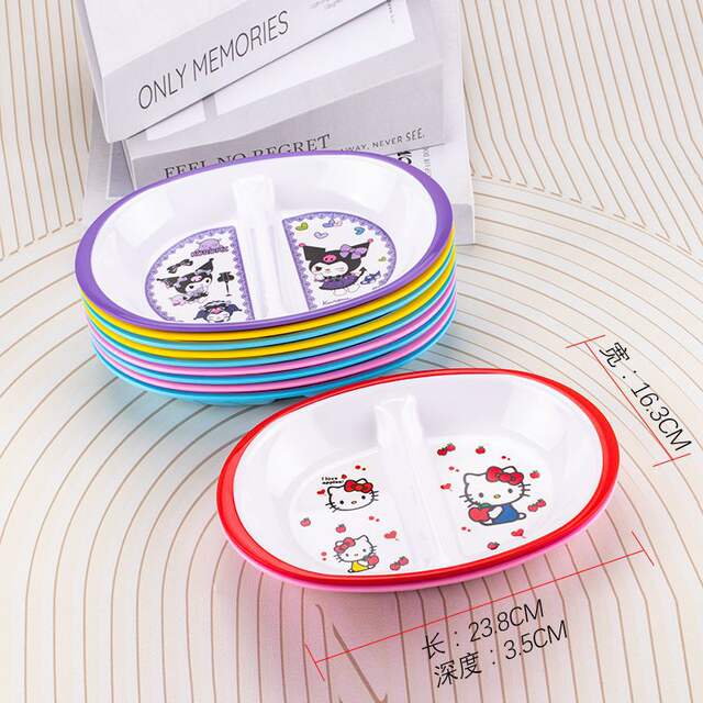 Cute Household Dish Plate Children's Dinner Plate Baby Snack Plate Special Fry Plate for Fruit Snack Plate detail 3