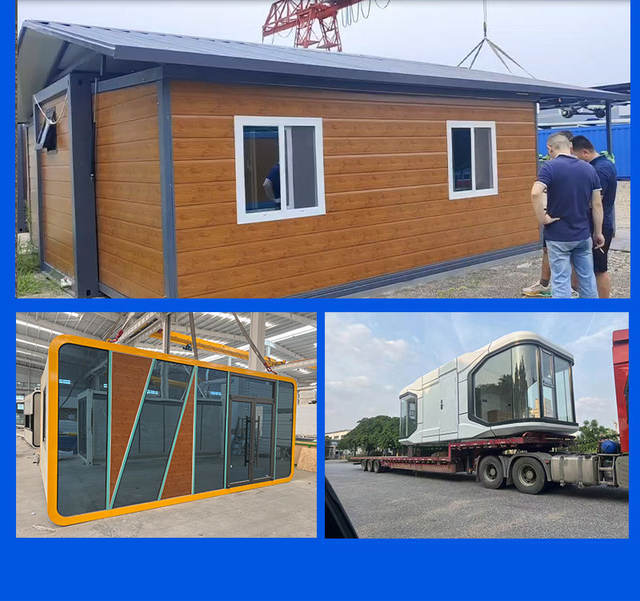 Temporary Housing, Modular Houses That Can Be Recycled and Disassembled, Are Suitable for Offices, Shops, and for Use by Manufacturers detail 12
