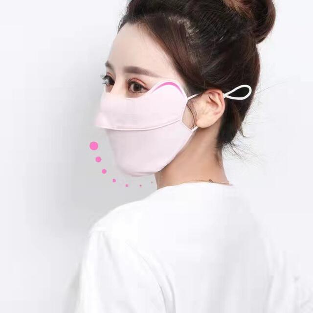 Summer new sun protection dust mask open breathable mask sun protection riding breathable Ice Silk cold feeling mask wholesale detail 4