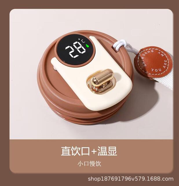 Simple 316 Stainless Steel Coffee Cup, Smart Insulated Cup, High-Looking Travel Cup, Double-Layer Vacuum Insulated Beverage Cup detail 9