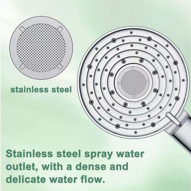 Cross-Border Hot-Selling 10-Function Pressurized Filtered Showerhead with Spray Gun Set, Concealed Installation American-Style Shower Set detail 9