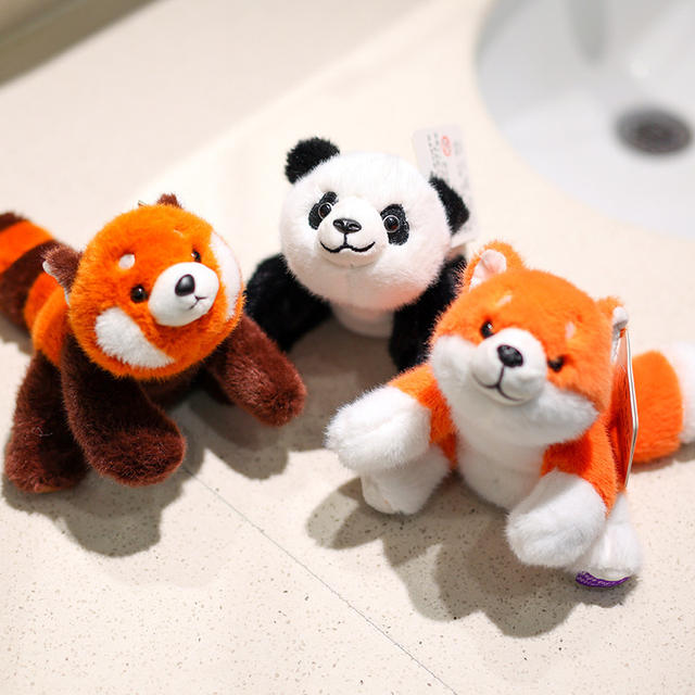 New Model of Adorable and Fragrant Three-Position Animal Plush Toy: Sloth Lying down Small Doll, Palm-Sized Raccoon Plush Toy detail 2