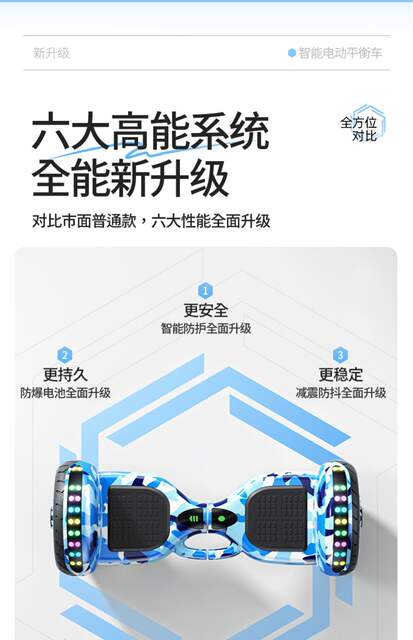 Customized Electric Children's Smart Two-Wheel Balance Bike, Two-Wheel Adult Drift Bike, Scooter, Parallel Bike, Foreign Trade Wholesale detail 12