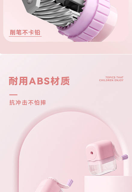Cute Kaba Bear Hand-Cranked Pencil Sharpener, Pencil Sharpener for Elementary and Middle School, Small Gift Wholesale DIY detail 12