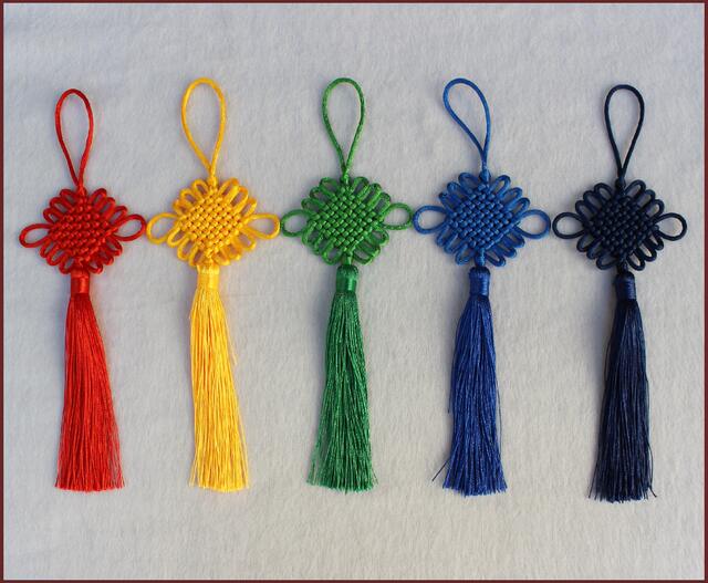 Chinese Knot Pendant Line 5 8 Plate Fang Sheng Knot Rope Hanfu Lantern Small Door Handle New Year Craft Gift Hanging Spike detail 3