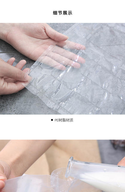 Disposable Ice Bag Creative Self-sealing Plastic Ice Cube Preservation Bag Ice Cube Summer Ice Maker Water Injection Ice Bag detail 5