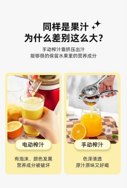 German Youpinyou Lemon Juicer Squeezing Multifunctional Juicer Manual Lemon Clamp Squeeze Household Juicer detail 10