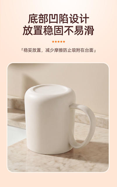 Minimalist Mouthwash Cup 2025 New Stylish Household Water Cup Couple's Toothbrush Holder Plastic Wash Cup Mug Gadget detail 8