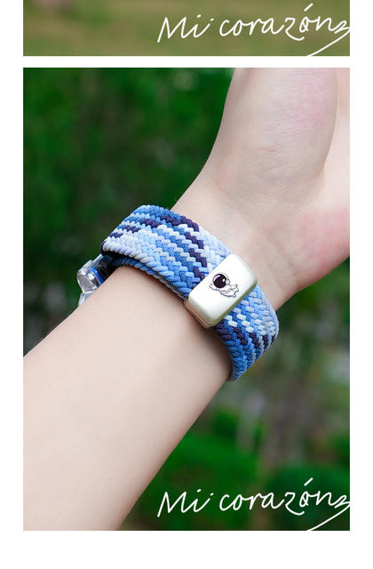 Suitable for Little Genius Phone Watch Z11 Strap Z10Z9Z8A Woven Magnetic N5Q3D2D5 Cartoon Wristband Z7S detail 11