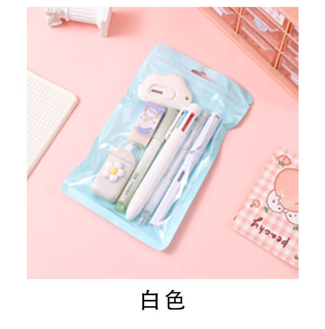 Fruit Series Stationery Set Primary School Student Reward Back-To-School Gift Creative Stationery Gel Pen Eraser 7-Piece Set detail 11