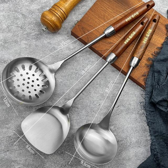 304 Stainless Steel Kitchen Utensil Set Cooking Spatula Kitchen Spatula Full Set of Household Spatula Seven-Piece Set of Cookware detail 1