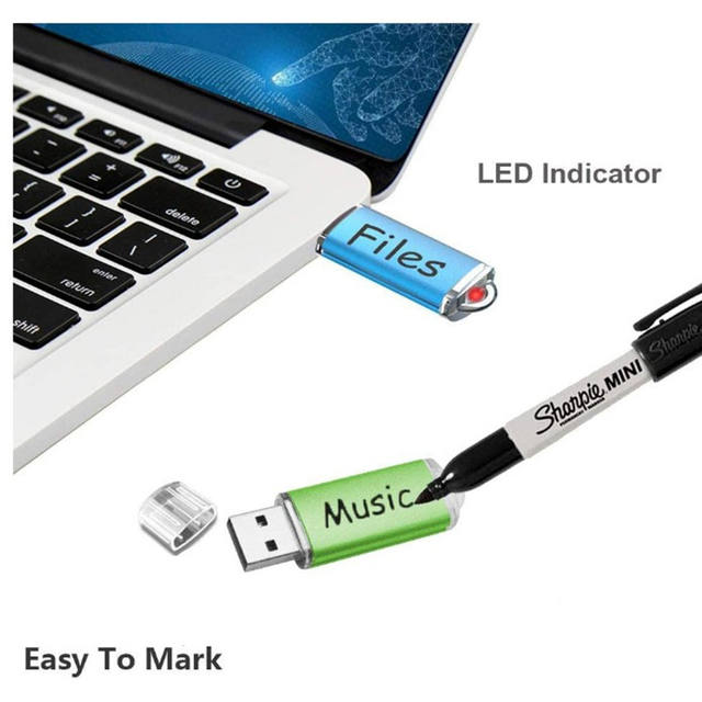 U Disk 64g Flash Memory Disk Memory Stick Thumb Driver Usb2.0 Cross-Border Export 2t High-Speed Bright Color U Disk detail 4