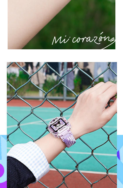 Suitable for Little Genius Phone Watch Z11 Strap Z10Z9Z8A Woven Magnetic N5Q3D2D5 Cartoon Wristband Z7S detail 9
